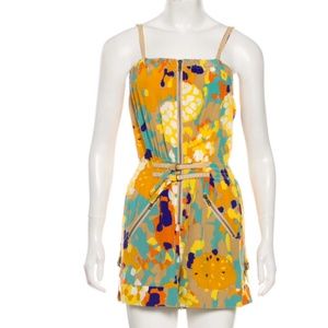 Diane Von Furstenberg DVF XS 2 LEANA Silk romper